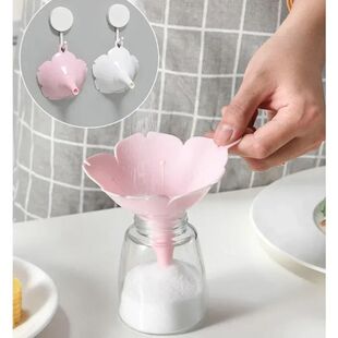 New 2Pcs/Set Flower Shape Liquid Funnels Cherry Blossom Styl