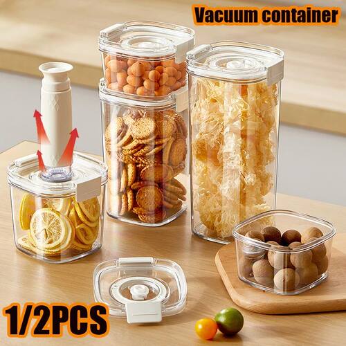 Vacuum Seal Container Coffee Beans Sealed Tank Electric Vacu