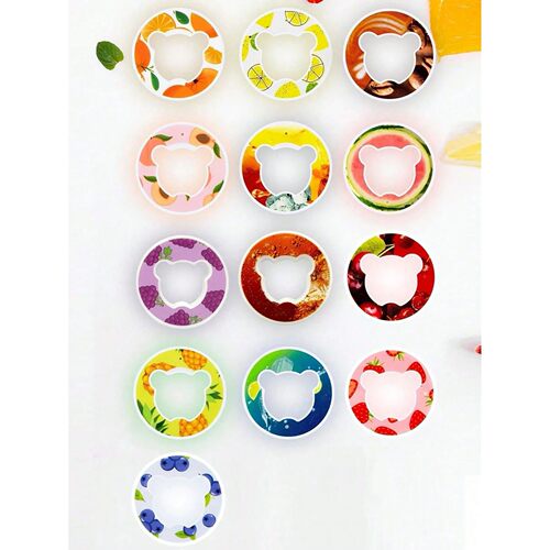 1pc Multi Flavour Fruit Flavour Rings For Water Cups, Little