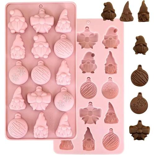 ?Christmas Silicone Mold Cake Chocolate Candy Maker Snowflak