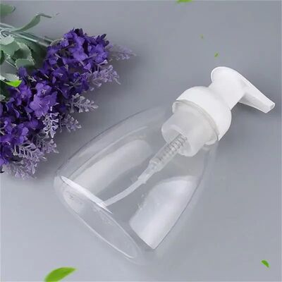 300ML Clear Pump Dispenser Bottles Travel Toiletry Lotion Bo