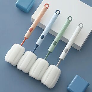 Sponge Cleaning Cup Brush Long Handle for Coffee Glasses Pot