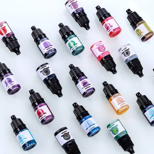 Epoxy Resin Color Pigment 24 Vivid Colors Liquid Epoxy Pigme