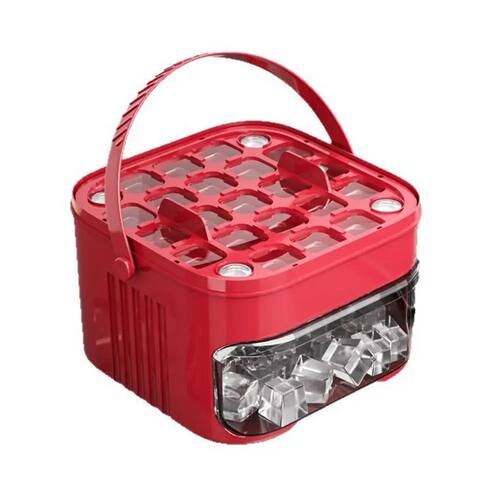 50 Grid Ice Tray Ice Mold with Storage Cover and Handle Stac