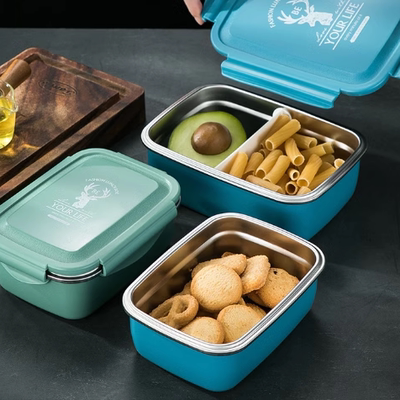 Bento Lunch Box for Kids: Mermaid Bento Boxes 4 Compartment