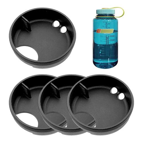 Silicone Splash Guard Wide Mouth Water Bottles Spill-Free Gu