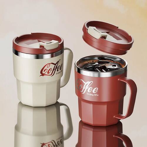 400ml Double Wall Insulated Coffee Mug 304 Stainless Steel C