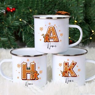 Personlized Christmas Cup with Name Hot Cocoa Chocolate Mug