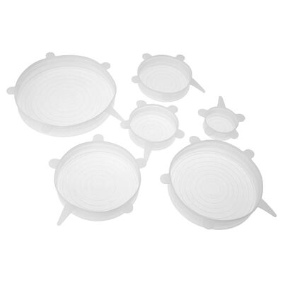 6.5/9/11/14/16/21 CM Silicone Stretch Lid Flexible Round Sil