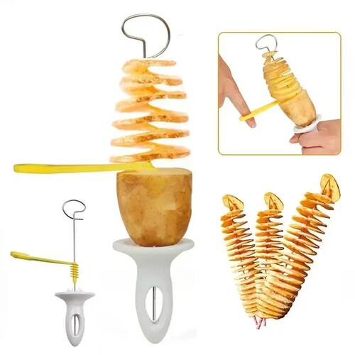 Kitchen Whirlwind Potato Spiral Cutter Potato Tower Making M