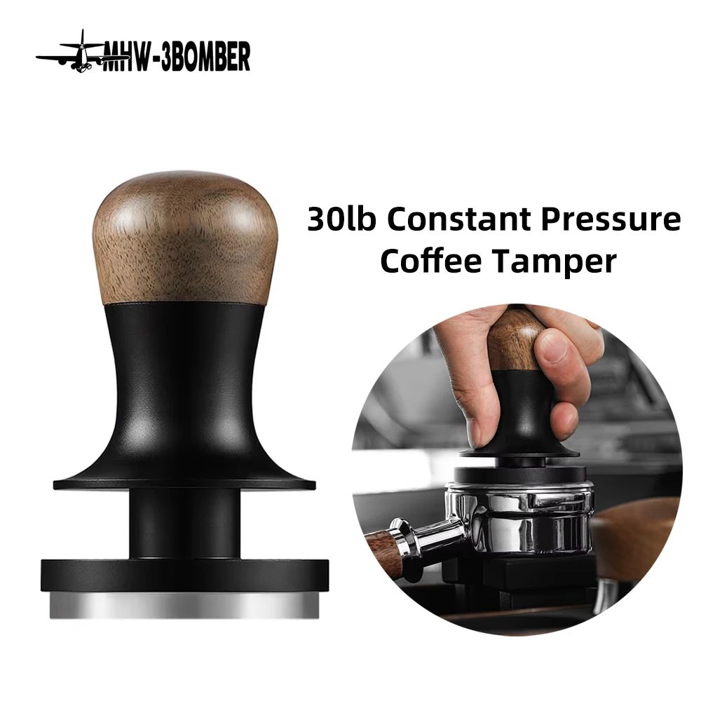 30lb Constant Pressure Coffee Tamper 51mm 53mm 58mm Espresso