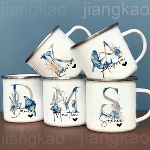 Personalized Mug for Kids Hot Chocolate Ocean Animal with Na