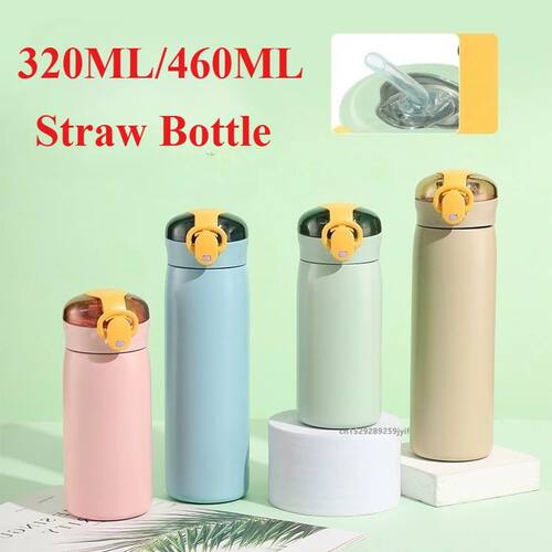 1pc 320/460ML Stainless Steel Thermal Bottle Portable Kids S