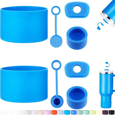 4PCS Leakproof Silicone Spill Proof Stopper Set For Stanley