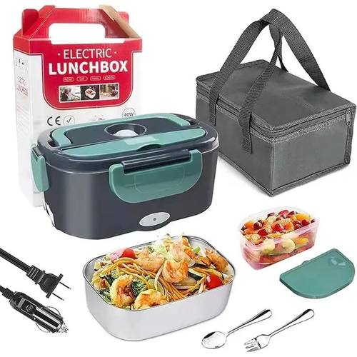1.5 L 60W Electric Lunch Box Food Warmer Portable Food Heate