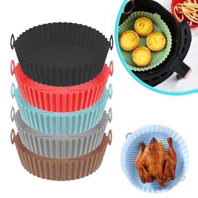 Silicone Basket Pot Tray Airfryer Liner For Air Fryer Reusab