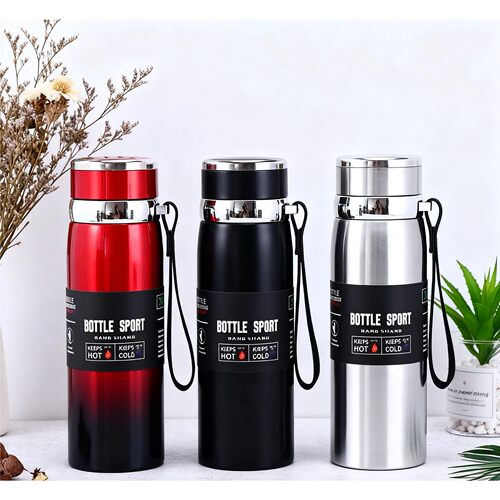 1L Thermal Water Bottle Keep Cold and Hot Water Bottle for W