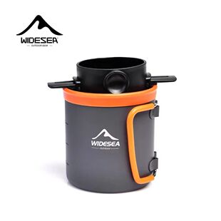 Widesea Camping Coffee Cookware Set Outdoor Tableware Equipm