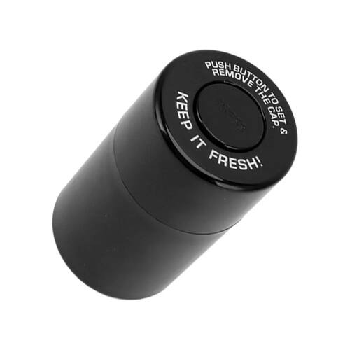 Round Airtight Stash Jar Compact Plastic Herb Storage Case V