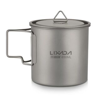 Ultralight Titanium Cup Mug 300/350/550/650ml Outdoor Water