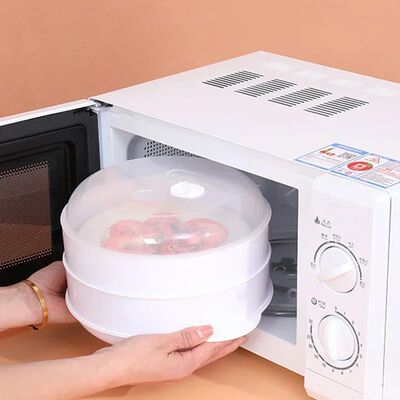 Microwave Oven Special Steamer Steamed Dumpling Rice Contain