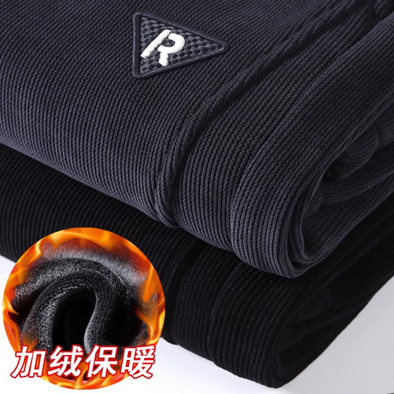 上班工作服男裤子耐磨耐脏建筑工地无磁无铁大码宽松秋冬劳保卫裤