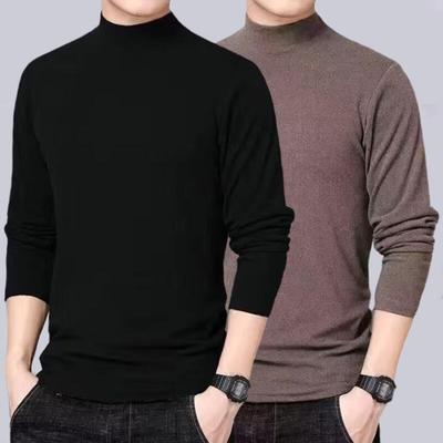 男士德绒保暖t恤秋冬季上衣服