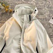 帅气连帽外套休闲运动薄款 男生风衣ins潮流春秋季 时尚 冲锋衣夹克