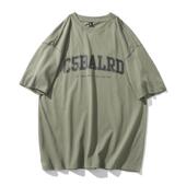 冰丝宽松半截袖 潮牌夏季 上衣服 t恤男装 清仓捡漏外贸原单尾货短袖