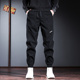 子秋冬季 宽松百搭束脚哈伦裤 加绒加厚外穿灯芯绒卫裤 男裤 韩版 潮流