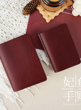 现货日本Plotter9周年限定Liscio红棕色 m5/m6/A6牛皮手帐礼盒