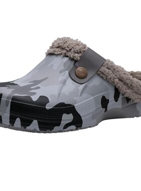 Gacimy Women's Fur Lined Clogs Slippers Indoor Outdoor Water