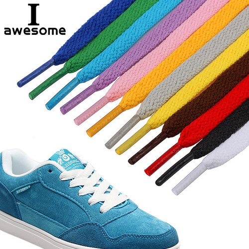 29 colors 1 Pair Shoelace Flat Popular Sports Shoes Laces Ca