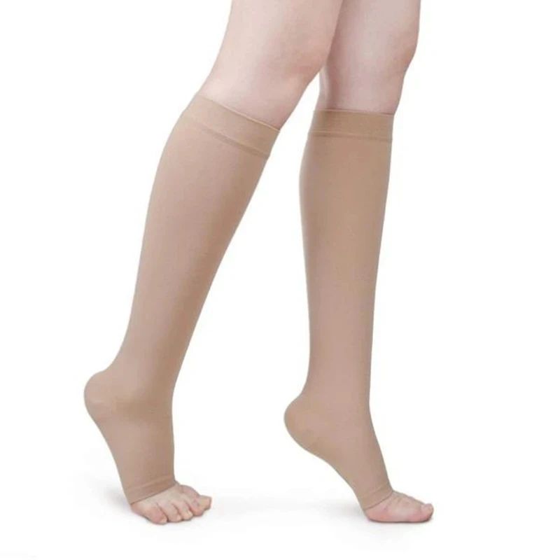 Medical Calf Compression Stockings Varicose Veins Shaping Gr