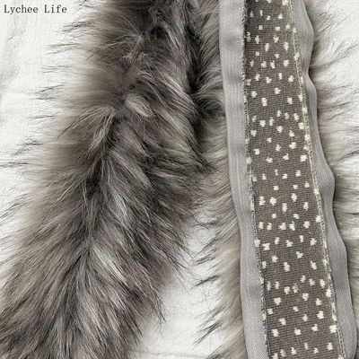 1M Imitation Raccoon Dog Hair Wool Top Lace DIY Fur Collar L