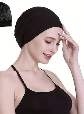 Slap Night Cap Sleep Hats Beanie Organic Bamboo Satin Imitat