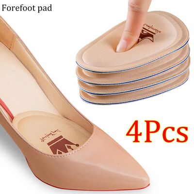 4pcs Women Forefoot Pad High Heels Non-slip Pain Relief Inse