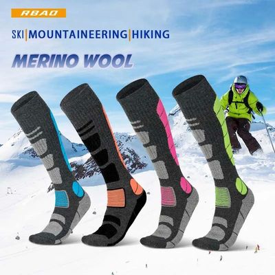 Merino Wool Thermal Socks Long Tube Outdoor Sports Thermal S