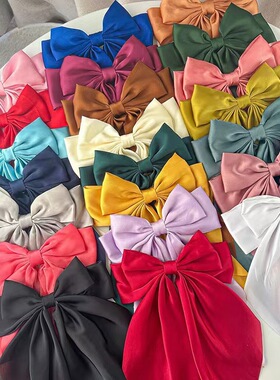 Long Bow Hairpin Versatile Fabric Long Head Headwear Women