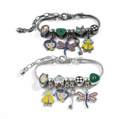 Horror Fantasy Movie Coraline & the Secret Door Bracelet Cor