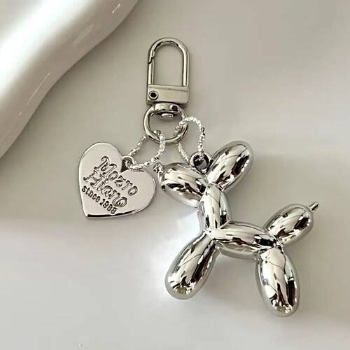 Popular Cute Cartoon Balloon Dog Keyring Couple Keycha Women