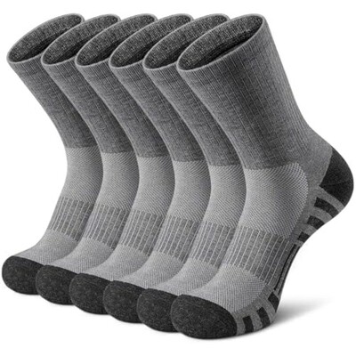 8 PCS Sports Socks Cushioning Breathable Running Socks High-