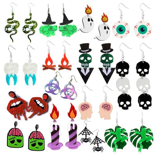 Earrings For Women Halloween Girls Hip Hop Cute Exaggeration