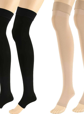 Compression Stockings Open Toe Knee Socks Varicose Ve Treat