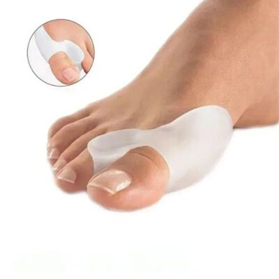 2PCS Silicone Gel Thumb Corrector Bunion Foot Toe Hallux Val