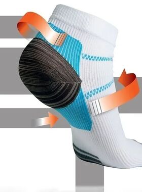 1pair New Miracle Foot Compression Sock Anti-Fatigue Plantar