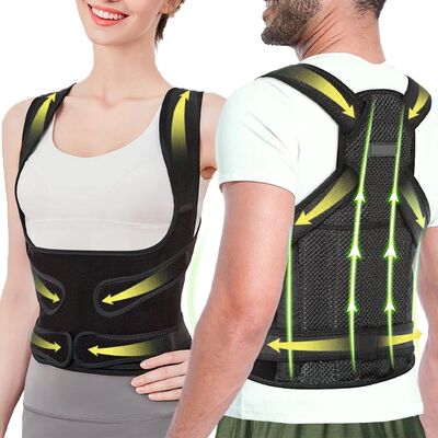 Back Brace and Posture Corrector for Men and Women, Back Str
