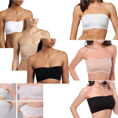 Sexy Bra Tube Tops Underwear For Women Girls Strapless Boob