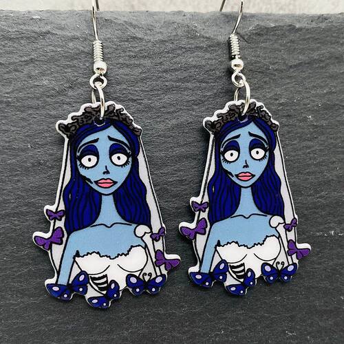 New Halloween Horror Movie  Acrylic Drop Earrings for Women