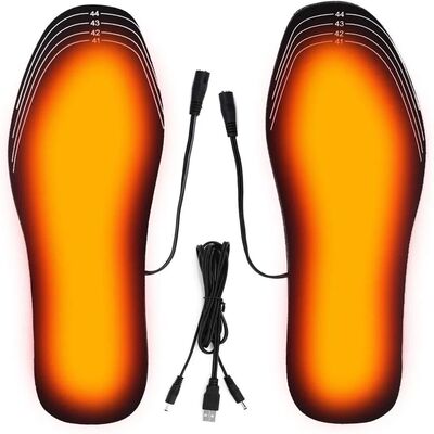 USB Heated Shoe Insoles Electric Foot Warming Pad Feet Warme